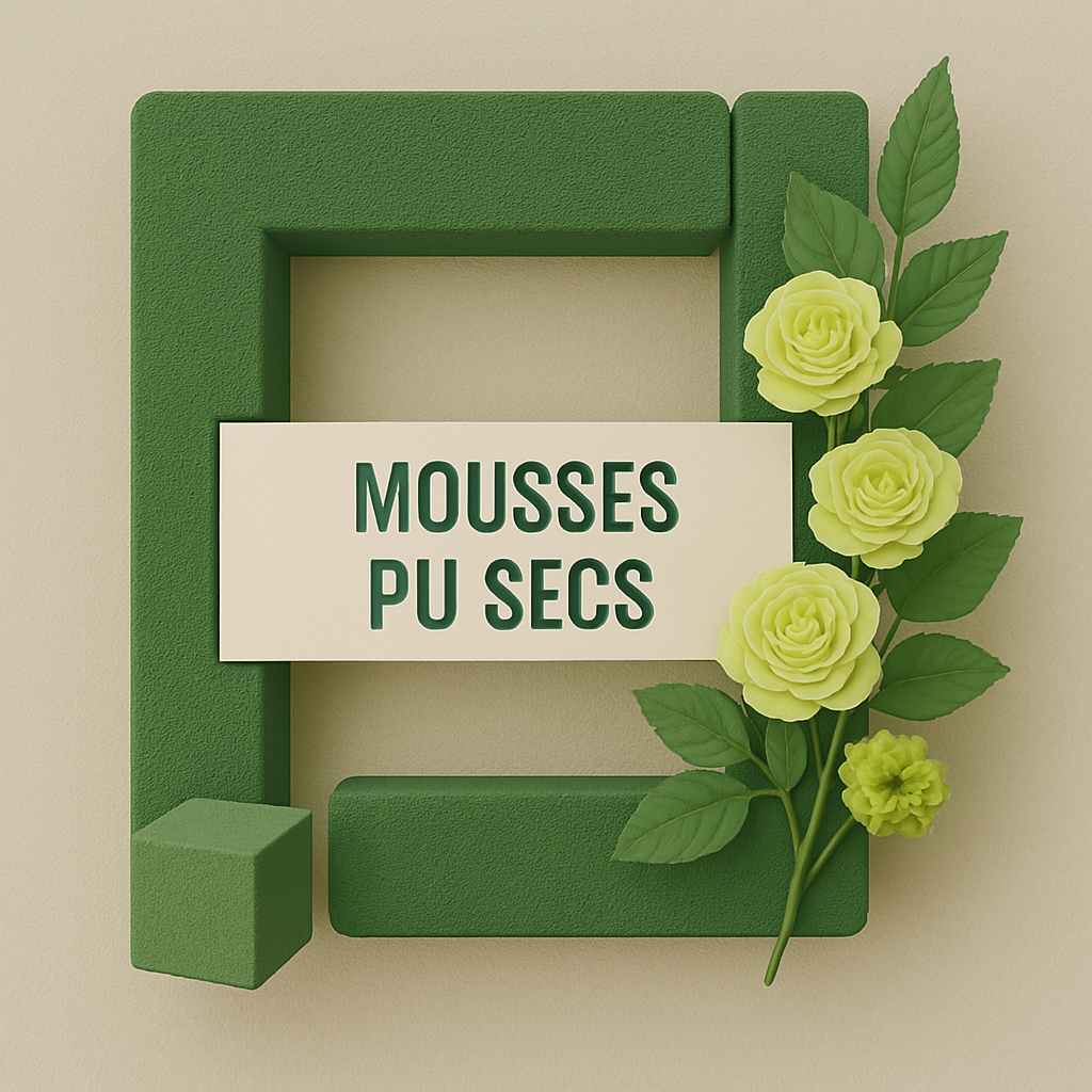 Blocs De Mousse Florale 14x8x4cm (lot De 4) - Pour Arrangements Frais Ou Artificiels, Absorption Rapide